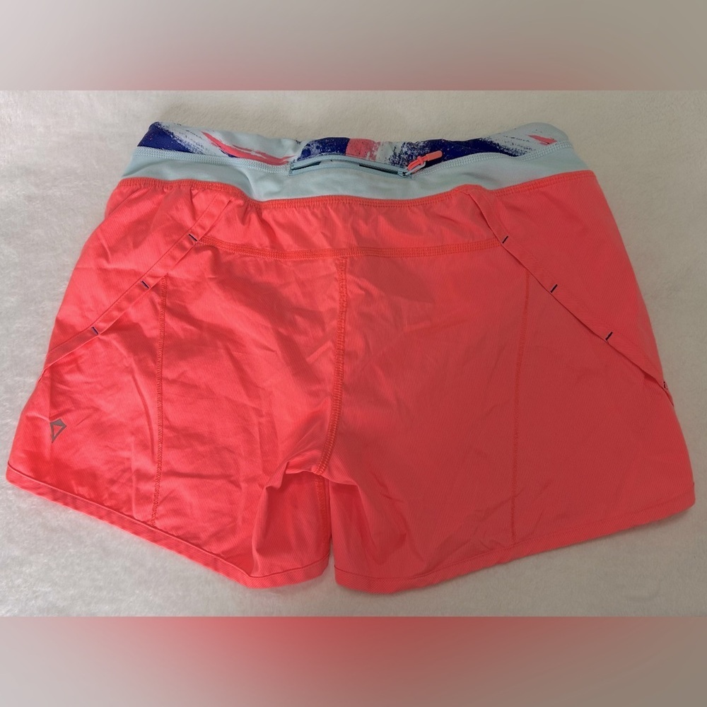 Lululemon Ivivva girls size 14 Coral Athletic breif lined Shorts - Picture 4 of 7